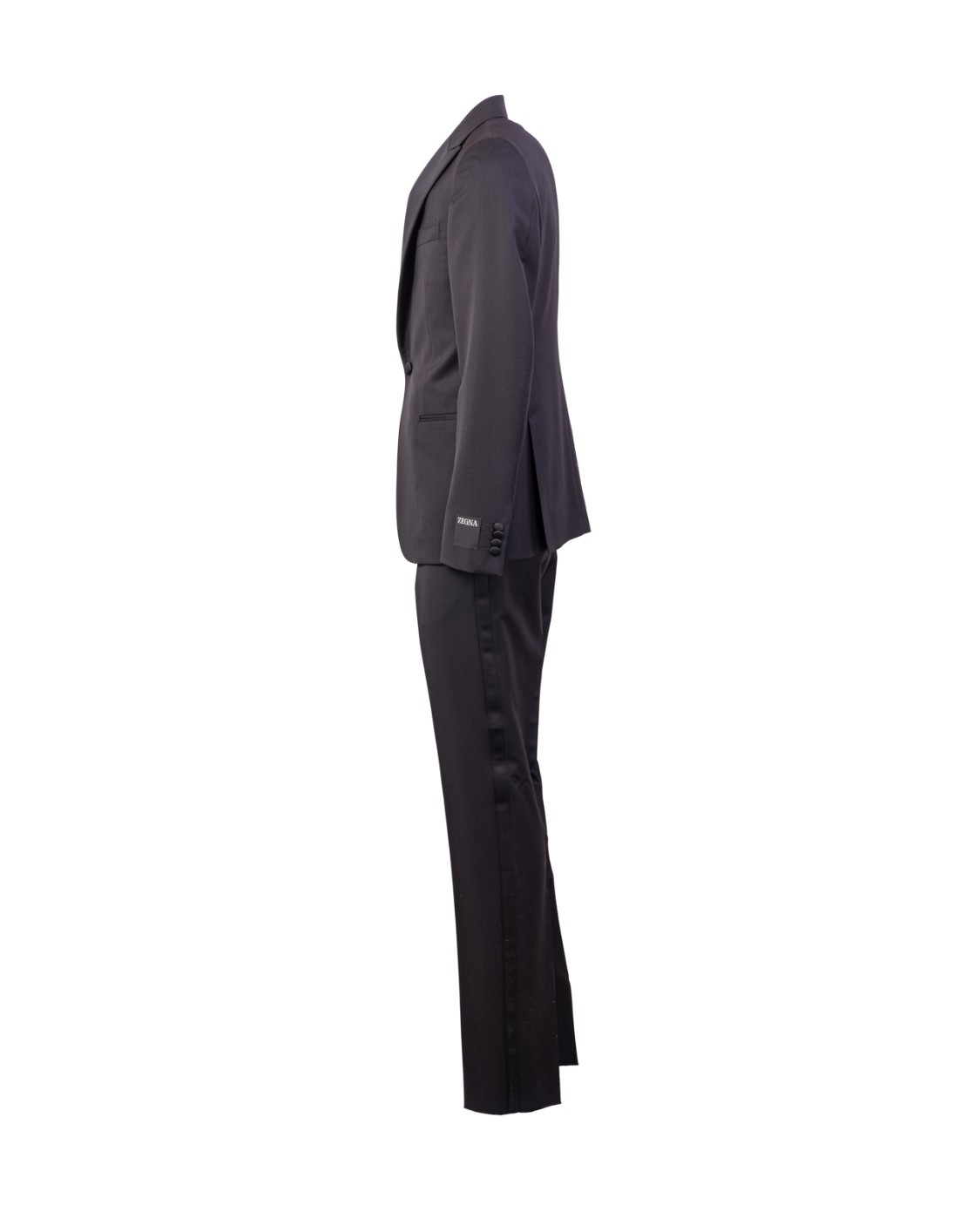shop ZEGNA  Smoking: Zegna abito in lana.
Drop 8.
Doppio spacco.
Revers classici.
Chiusura con 2 bottoni.
Tasche con pattina.
Pantaloni con pinces e chiusura con zip e bottone.
Composizione: 84% Lana 16% Mohair.
Fabbricato in Italia.. 422776 282KGR-N number 2042983